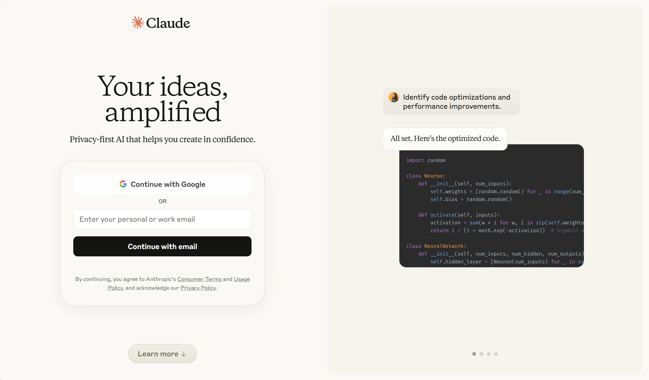Claude登录方式选择界面